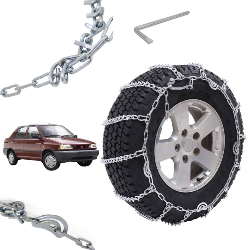 زنجیر چرخ پراید 131 فلزی پله‌ای ایرانی اصل