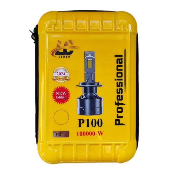 هدلایت P100 LEDCO پایه H1 با توان 100000 وات در شب