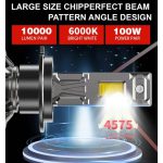 هدلایت P100 LEDCO پایه H1 با فناوری LED و قدرت 100000 وات