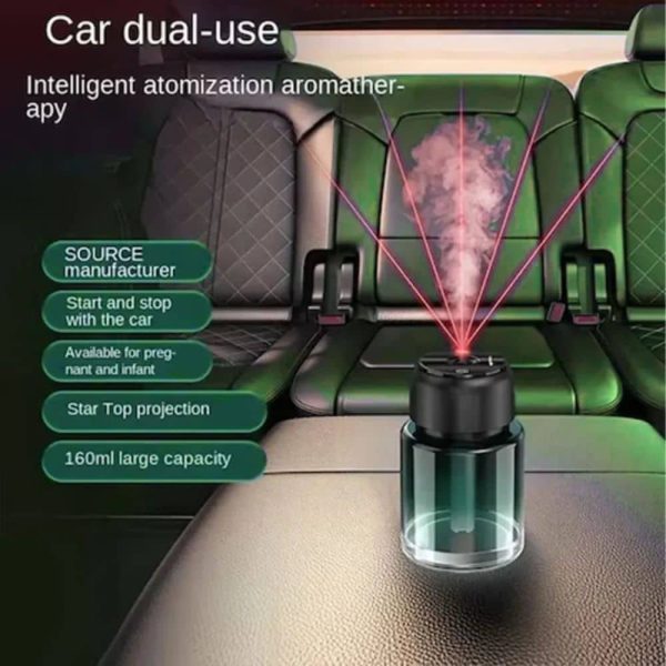 عکس خوشبو کننده بخوری نورانی car fragrance با نور داخلی