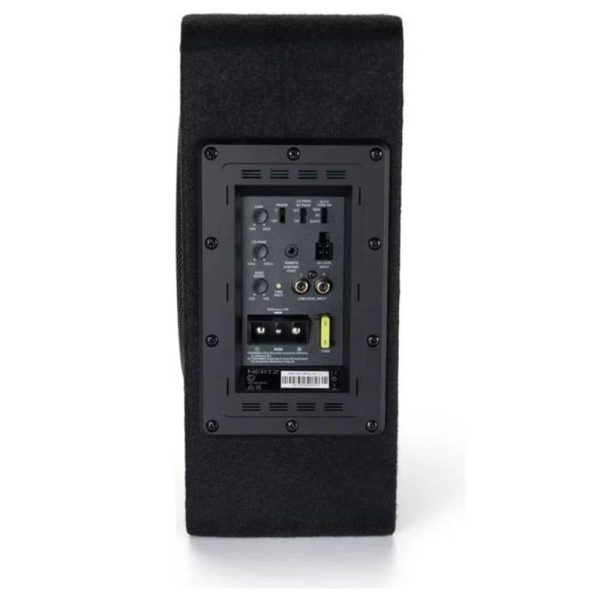 ساب باکس اکتیو HERTZ CBA250 نمای پشت و پنل تنظیمات