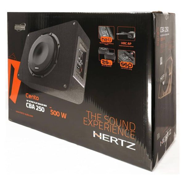ساب باکس اکتیو HERTZ CBA250 مناسب سیستم صوتی حرفه ای خودرو