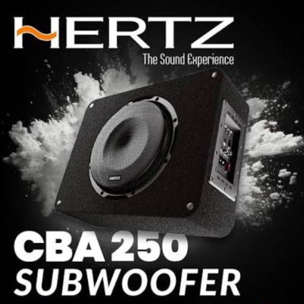 ساب باکس اکتیو HERTZ CBA250 نمای کامل ساب و باکس