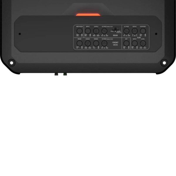 پنل تنظیمات آمپلی فایر HERTZ CP1.2K شامل کنترل گین و فیلتر Low Pass