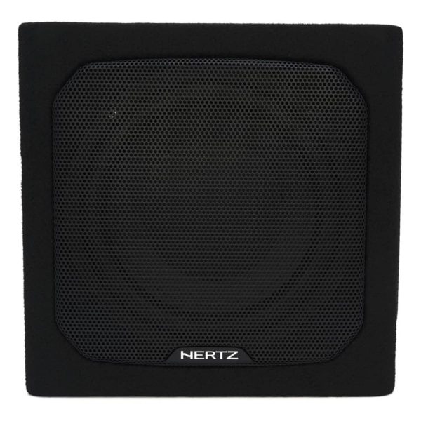 ساب باکس اکتیو HERTZ DBA201 نمای روبرو با طراحی حرفه ای و آمپلی فایر داخلی