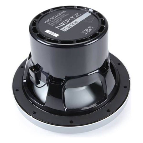 نمای پشت ساب ووفر HERTZ HMS 10 S-LD-G و مگنت قدرتمند