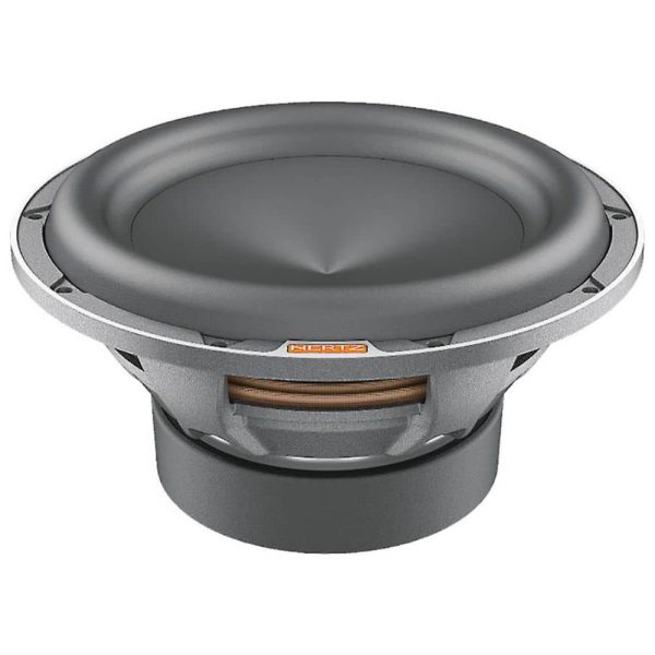 نمای اصلی ساب ووفر HERTZ MP250D4.3 ده اینچ دو کوئل با طراحی حرفه‌ای