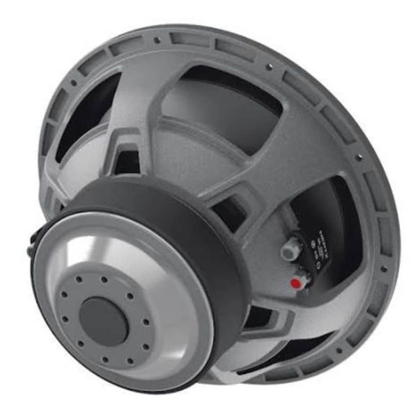 نمای زاویه‌دار ساب ووفر HERTZ MP300D2 با فریم آلومینیومی مستحکم
