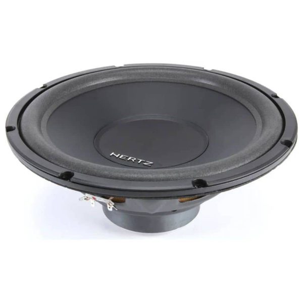 جزئیات طراحی ساب ووفر HERTZ S300S4 با لوگو و فریم مقاوم