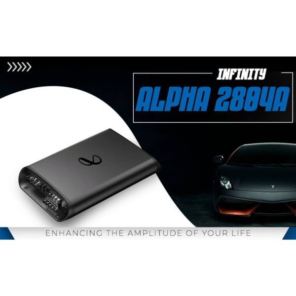 آمپلی فایر Infinity Alpha 2804A مناسب راه‌اندازی باند و ساب ووفر