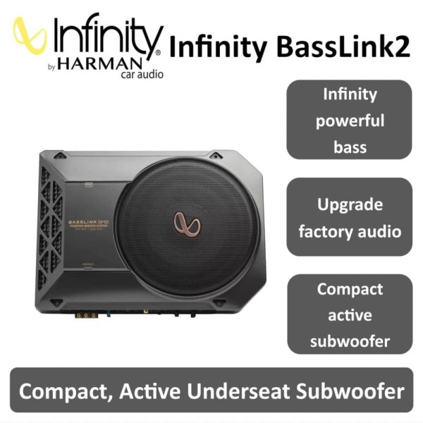 نمای نزدیک ساب ووفر اکتیو Infinity BASSLINK SM2 اصلی