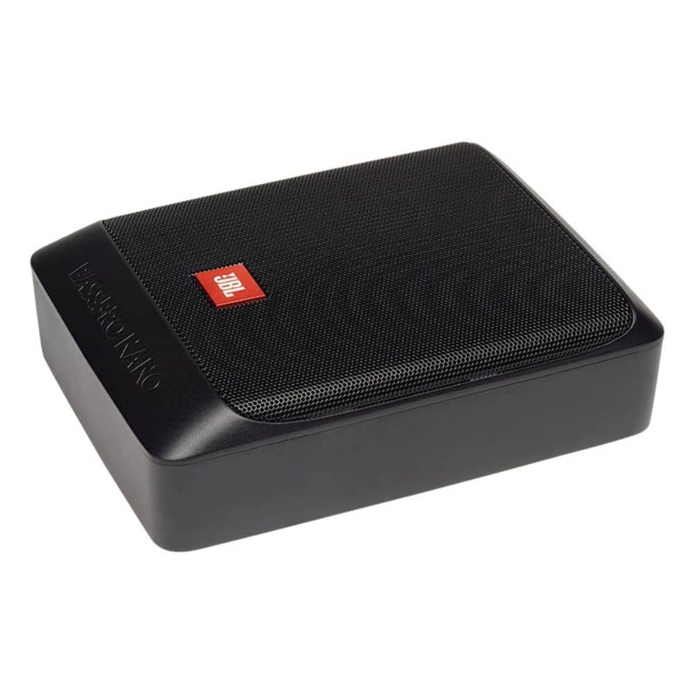نمای زاویه دار ساب باکس اکتیو JBL BassPro Nano اصلی