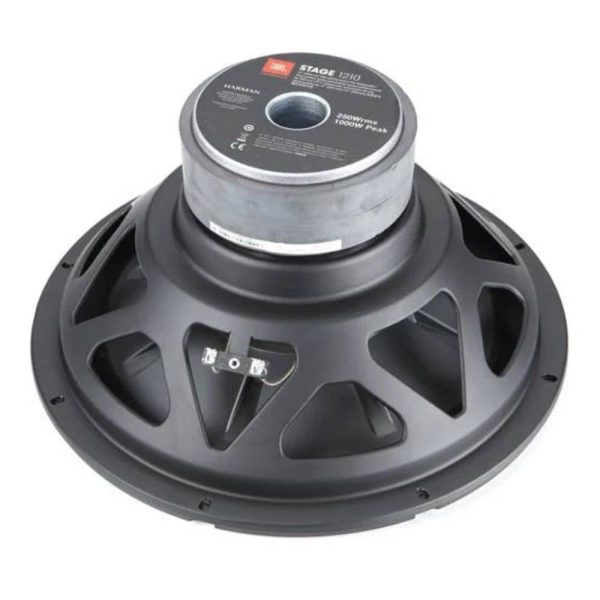 ساب ووفر JBL Stage 1210 نمای پشت برای نمایش اتصالات