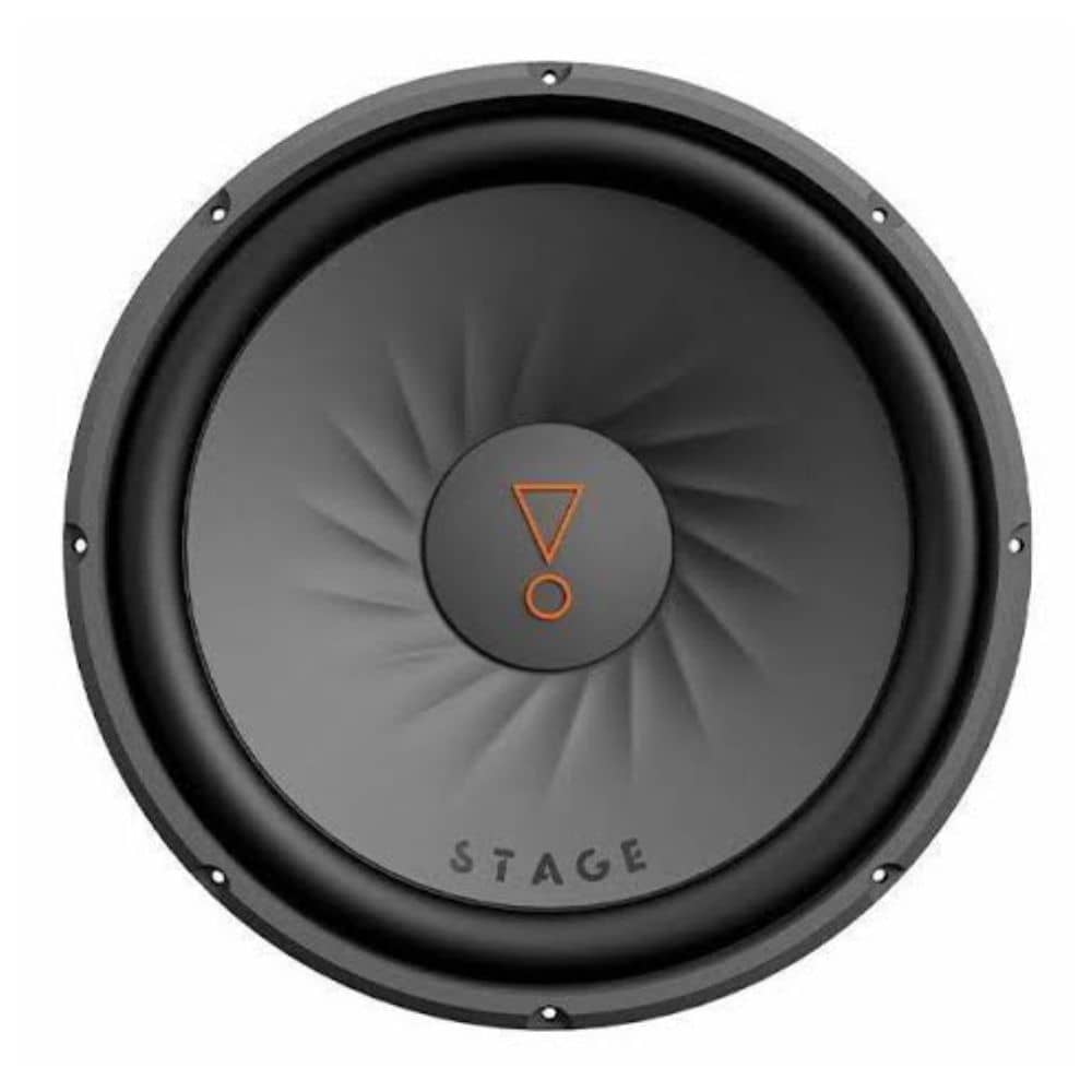 نمای جلویی ساب JBL Stage 122 نمای جلو ساب ووفر JBL Stage 122 اورجینال