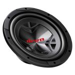 ساب ووفر JVC CW-DR120 نمای روبرو با طراحی حرفه‌ای و بیس قدرتمند