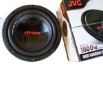 ساب ووفر JVC CW-DR120 نمای پشت و ترمینال های اتصال