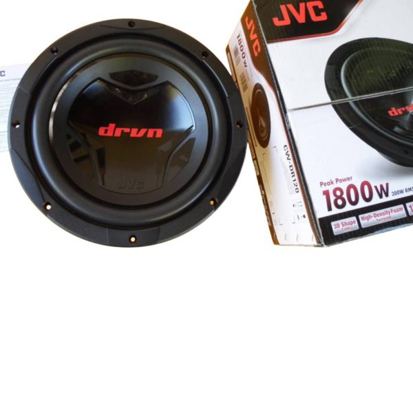 ساب ووفر JVC CW-DR120 نمای پشت و ترمینال های اتصال
