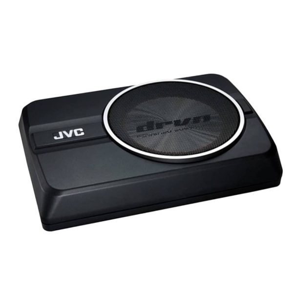 نمای زاویه دار ساب ووفر اکتیو JVC DRA8 اصلی