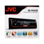 پخش خودرو JVC KD-R492M با نمایشگر روشن