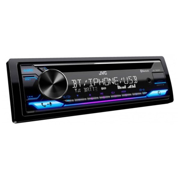 پخش خودرو JVC KD-T952BT نمای زاویه دار سمت راست