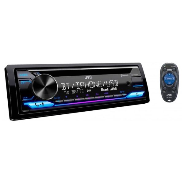 پخش خودرو JVC KD-T952BT با نمایشگر روشن