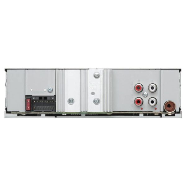 پخش خودرو JVC KD-X152M نصب شده روی داشبورد خودرو