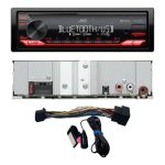 پخش خودرو JVC KD-X282BT نمای کامل پنل جلو