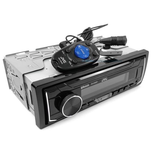 پخش خودرو JVC KD-X462BT نمای کامل پنل جلو