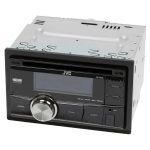 پخش خودرو JVC KW-R400 نمای زاویه دار پنل جلو
