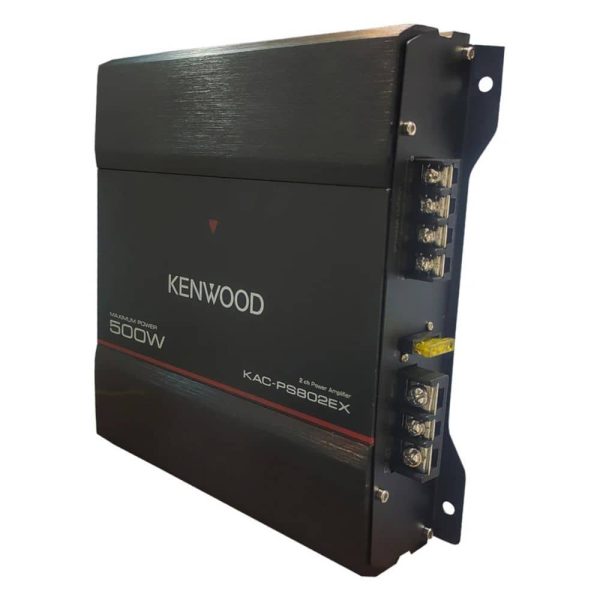 آمپلی فایر kenwood KAC-PS802EX نمای اتصالات و ترمینال‌ها