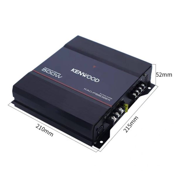 آمپلی فایر kenwood KAC-PS802EX نصب شده در سیستم صوتی خودرو
