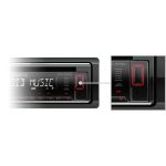 پخش خودرو Kenwood KDC-1040U نمای ورودی USB و AUX جلو
