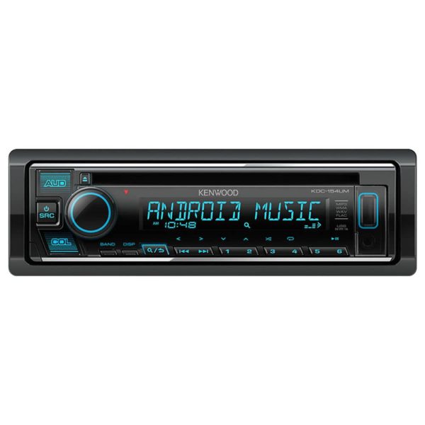 پخش خودرو Kenwood KDC-154UM نمای کامل پنل جلو
