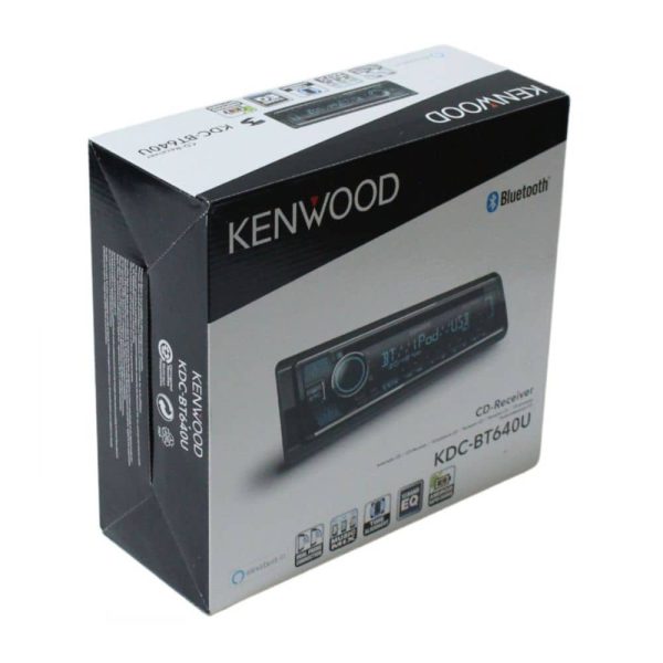 پخش خودرو Kenwood KDC-BT640U نصب شده در داشبورد خودرو