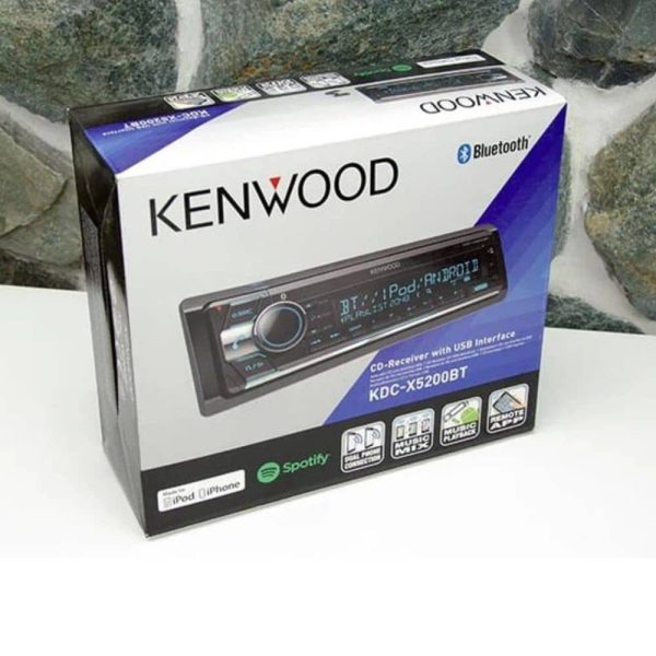 پخش خودرو Kenwood KDC-X5200BT نمای ورودی USB جلو