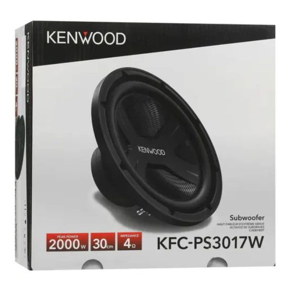 ساب ووفر kenwood KFC-PS3017W نصب شده در باکس