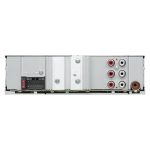 پخش خودرو Kenwood KMM-105M نمای پشت و سوکت‌های اتصال