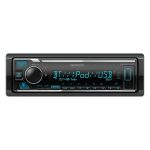 پخش خودرو Kenwood KMM-BT408 نمای کامل پنل جلو