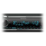 پخش خودرو Kenwood KMM-BT408 نمای نزدیک دکمه‌ها و ولوم