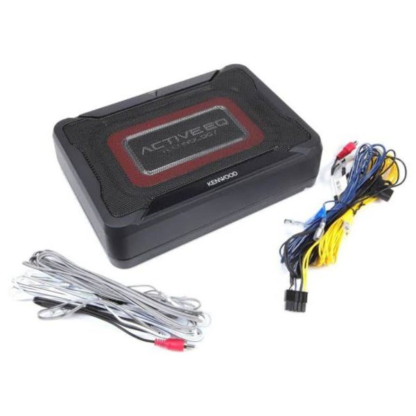 ساب باکس اکتیو kenwood KSC-PSW7EQ نصب شده در خودرو