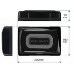 ساب باکس اکتیو kenwood KSC-SW11 طراحی بدنه باریک