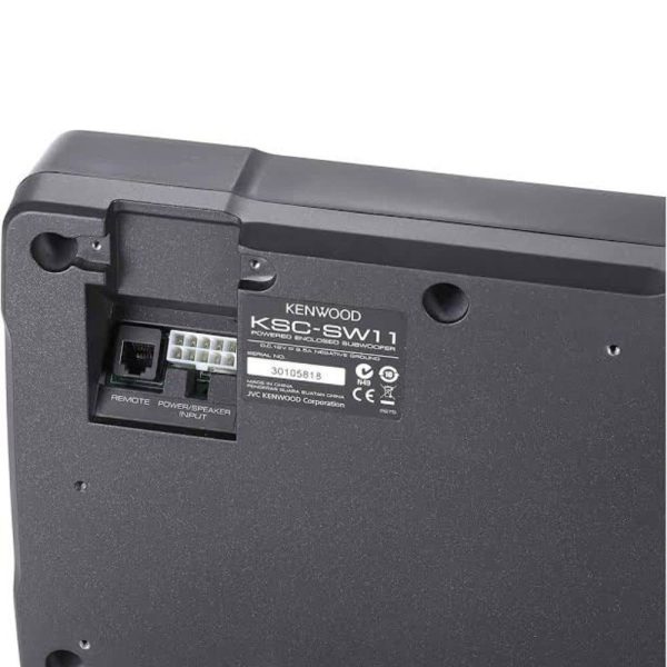 ساب باکس اکتیو kenwood KSC-SW11 نمای پشت و اتصالات