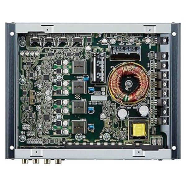 آمپلی فایر kenwood XH401-4 نصب شده در سیستم صوتی خودرو