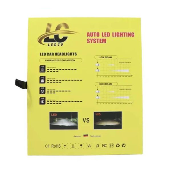 هدلایت LC Ledco K35 H7 نمای پشت محصول