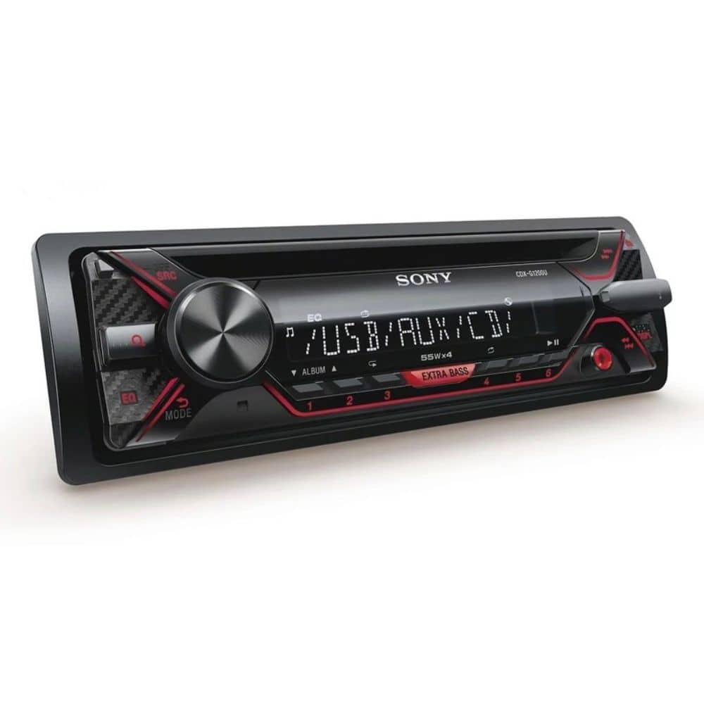 پخش خودرو SONY CDX-G1200U نمای زاویه دار سمت راست