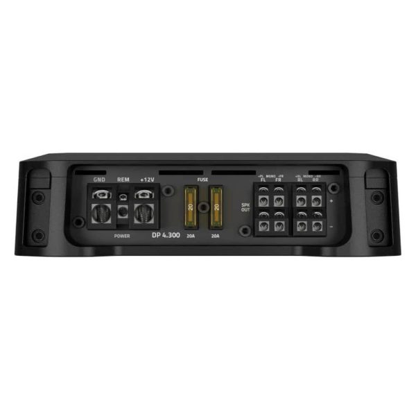 ترمینال‌های برق و خروجی اسپیکر آمپلی فایر HERTZ DP4.300 چهار کانال
