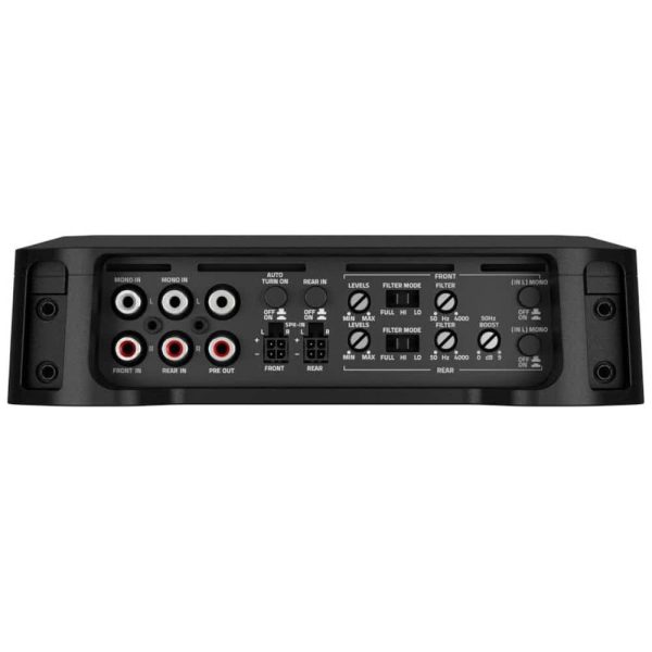 پنل تنظیمات آمپلی فایر HERTZ DP4.400 با کراس اوور و Bass Boost