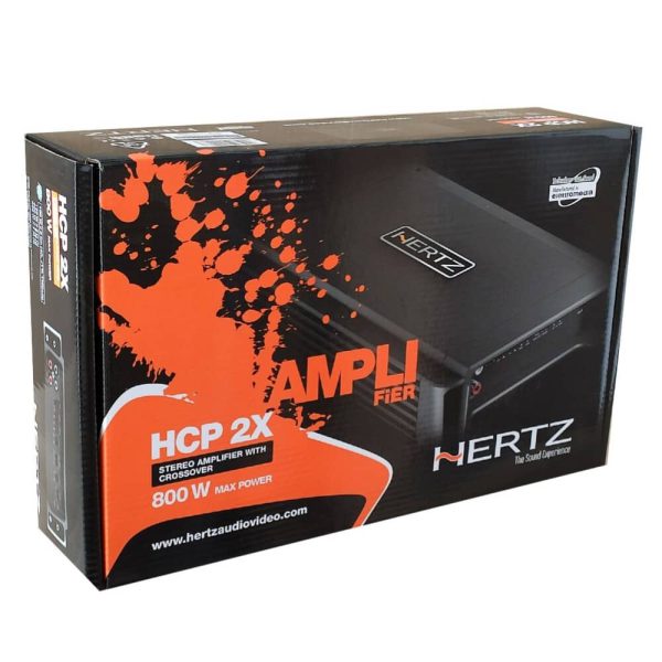 آمپلی فایر HERTZ HCP2X مناسب راه‌اندازی ساب ووفر و باند حرفه‌ای خودرو
