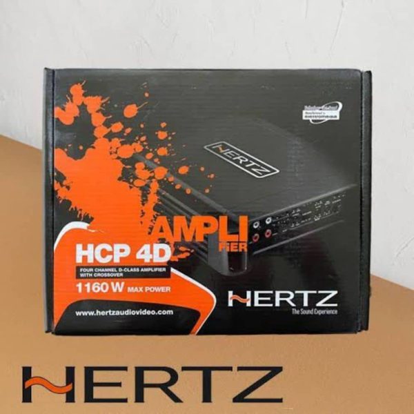 ابعاد آمپلی فایر HERTZ HCP4D مناسب نصب در خودرو