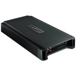نمای زاویه‌دار آمپلی فایر HERTZ HCP5D با هیت سینک آلومینیومی مقاوم